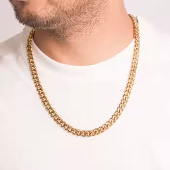 زنجیر کارتیر مردانه استیل با عیار 316. طراحی لوکس ایتالیایی..