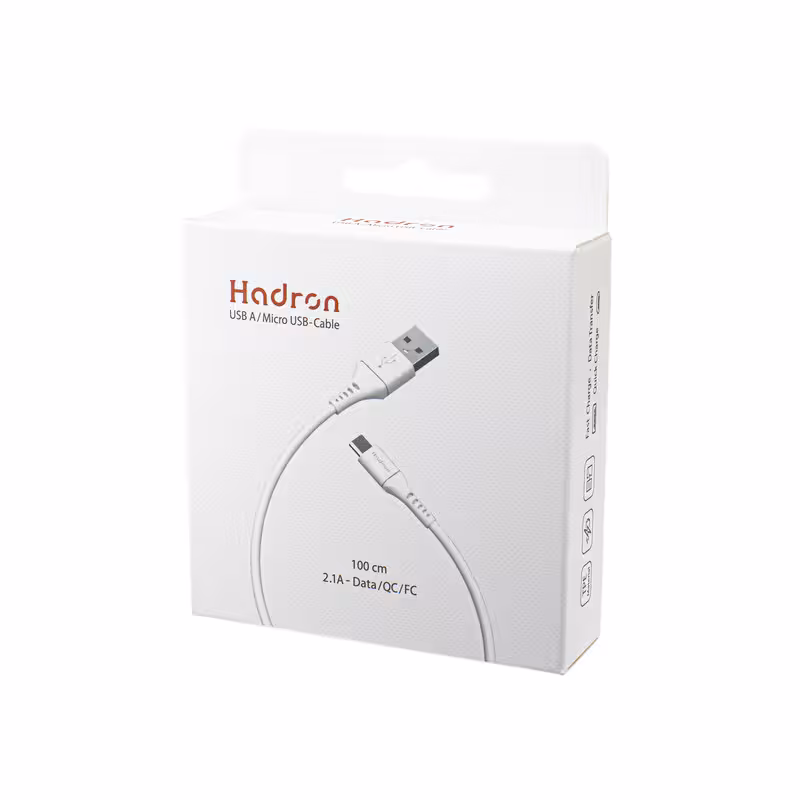 کابل شارژ و دیتا هادرون مدل HTC-A-U01 دارای پورت USB Micro