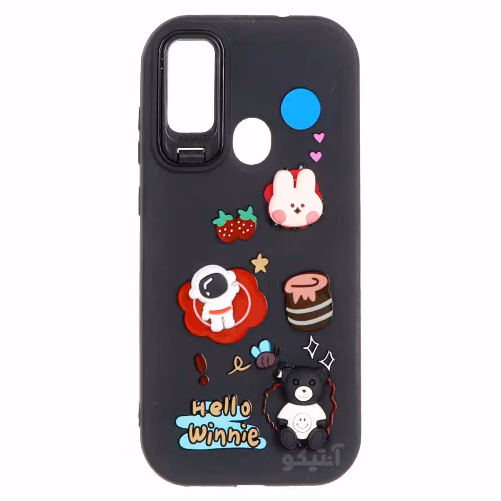 قاب عروسک پاستیلی استندشو مناسب برای Samsung A11 / M11-مشکی2