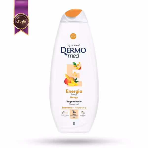 ژل حمام درمومد Dermomed مدل انرژی‌بخش با عصاره انبه Energia Mango حجم 600 میلی لیتر (اورجینال)