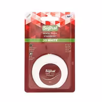نخ دندان سیگنال SIGNAL مدل 3D WHITE اسانس توت فرنگی طول 50 متر