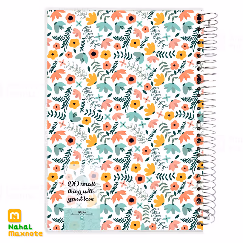 دفتر160 برگ سیمی طلقی کد 3162.طرح 7