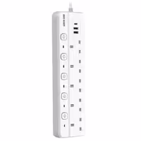 چند راهی برق گرین لاین مدل Green Lion GNPOWS2USB