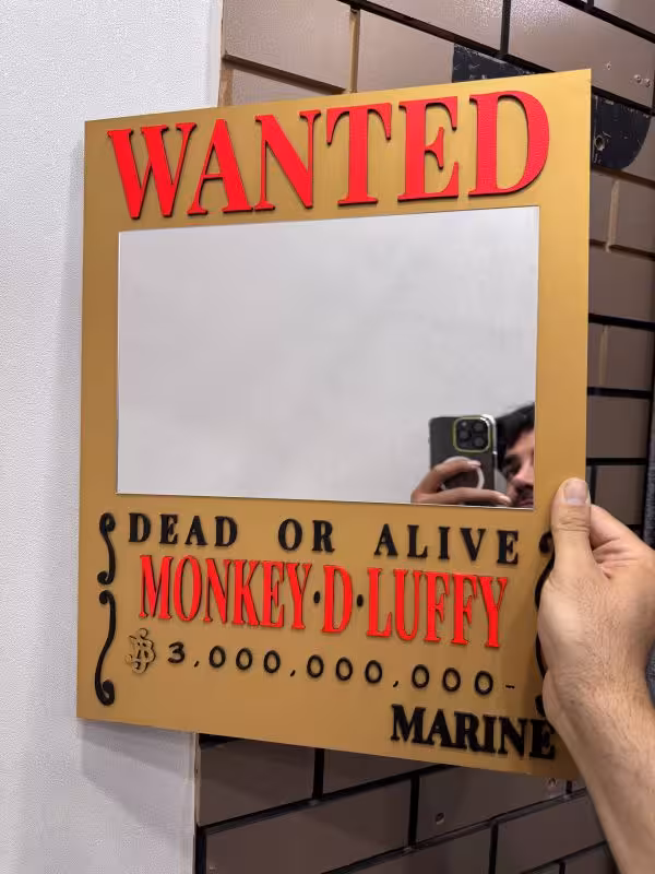 آینه وان پیس لوفی وانتد