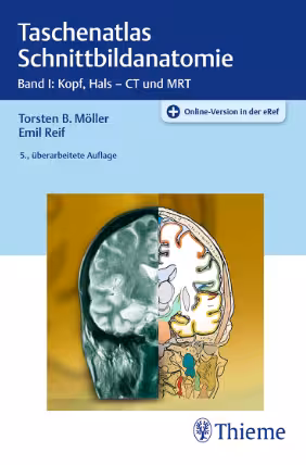 خرید و دانلود نسخه کامل کتاب Taschenatlas Schnittbildanatomie Band I: Kopf, Hals – CT und MRT 5., überarbeitete Auflage 312 Abbildungen - Original PDF