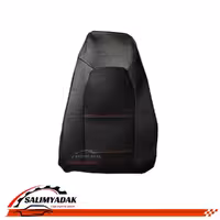 روکش صندلی جنتو GEN2  چرم رنگ مشکی دوخت قرمز