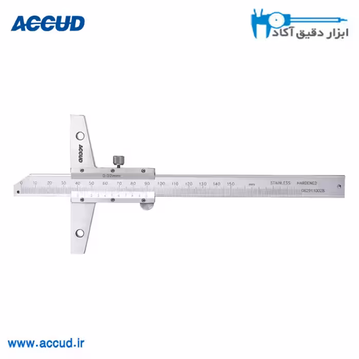 عمق سنج ورنیه سوراخ دار 15 سانتی متر Accud (آکاد) مدل 175-006-11