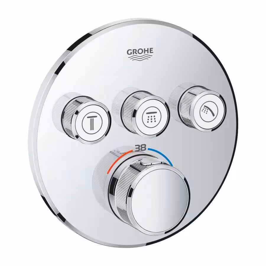 شیرآلات حمام ترموستاتیک گروهه مدل Grohtherm SmartControl کد 29121000