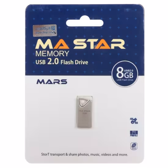 فلش مموری ام ای استار مدل Mars USB 2.0 ظرفیت 8 گیگابایت