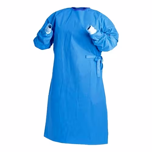 گان جراحی بلند 38 گرم روشا طب - فروشگاه تخصصی دندانپزشکی سپیرا