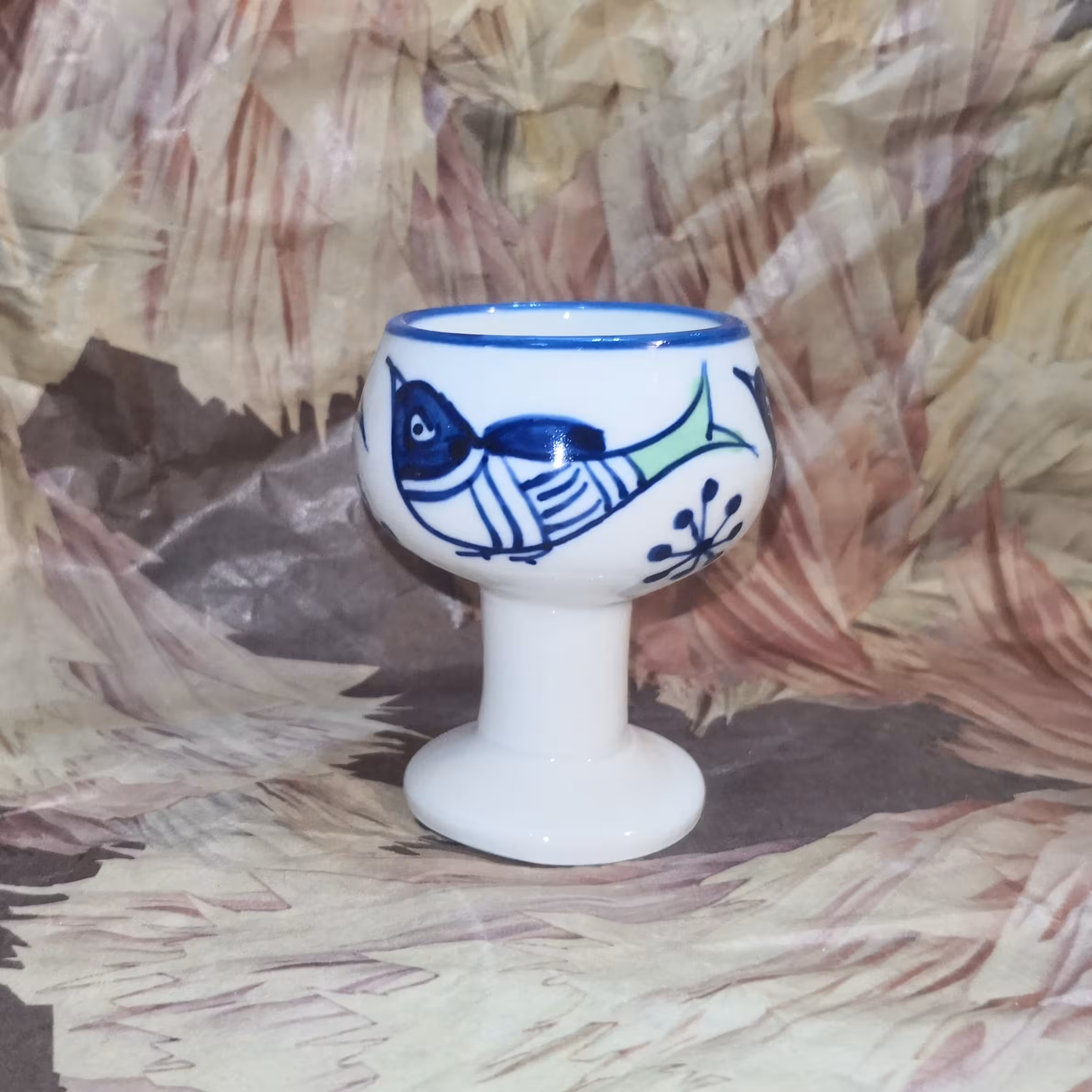 جا_تخم_مرغی سرامیکی طرح جام، طرح مرغی و شطرنجی