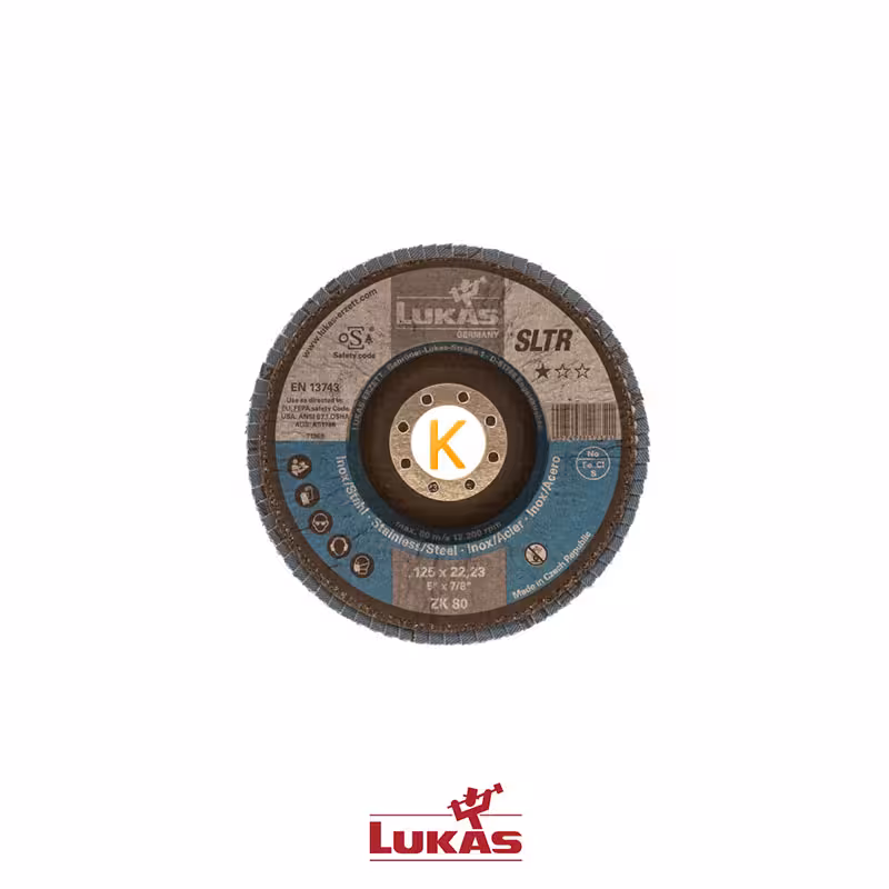سنباده فلاپ دیسک مدل SLTR 125xZK80 لوکاس