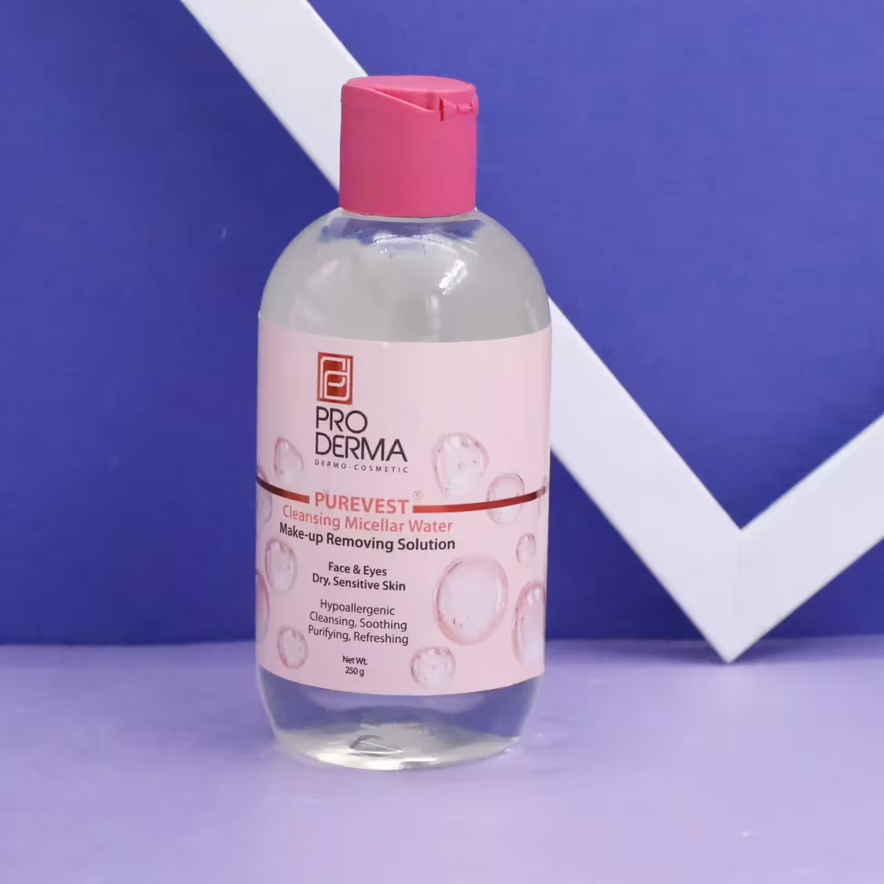 محلول پاک کننده آرایش چشم و صورت پرو درما PRODERMA پوست خشک و حساس 250 گرمی 92399