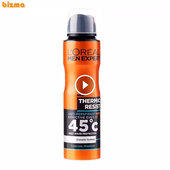 اسپری ضد تعریق مردانه لورآل مدل Men Expert Thermic Resist حجم 250 میلی لیتر
