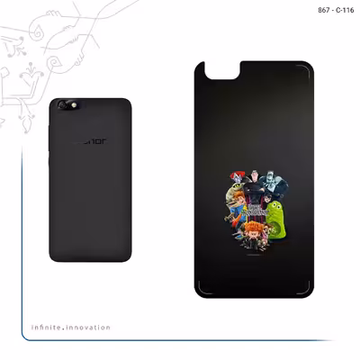 برچسب پوششی ماهوت مدل Hotel Transylvania مناسب برای گوشی موبایل آنر 4X