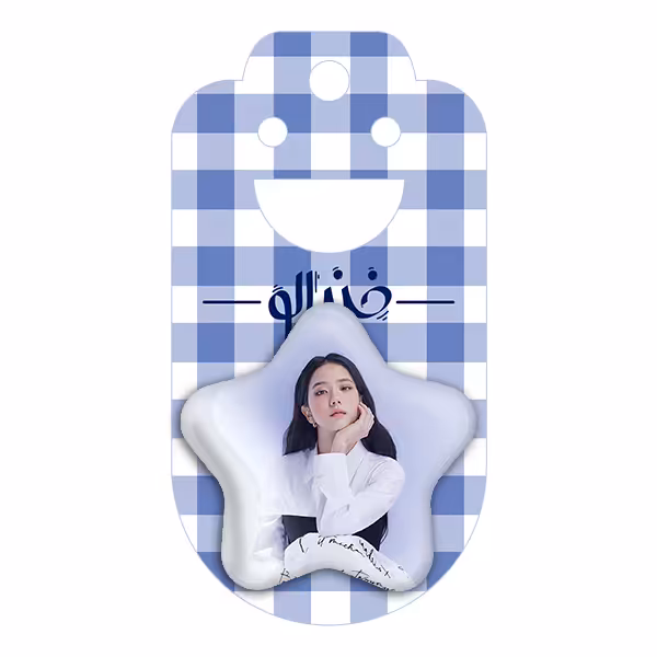 پیکسل خندالو طرح جیسو گروه بلک پینک مدل ستاره ای کد 3609