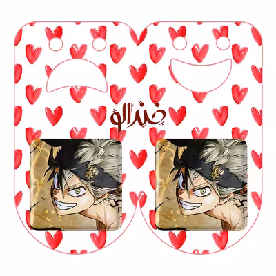 پیکسل خندالو مدل آستا انیمه بلک کلاور کد 11749 به همراه مگنت