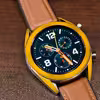 برچسب ماهوت طرح Matte-Deep-Mustard مناسب برای ساعت هوشمند هوآوی Watch GT