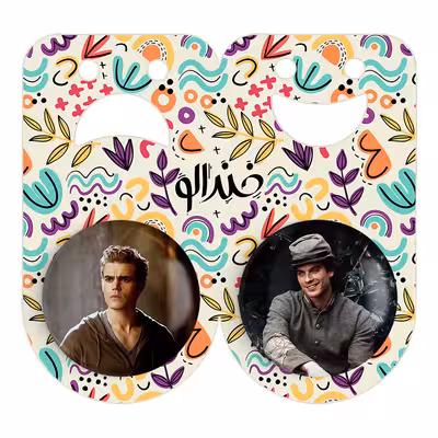 پیکسل خندالو مدل دیمون و استفان سالواتوره خاطرات یک خون آشام The Vampire Diaries کد 2025120249 مجموعه 2 عددی