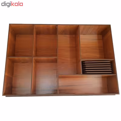 جعبه رومیزی تی بگ و تنقلات و زیر لیوانی مدل Mate Gol کد KL07