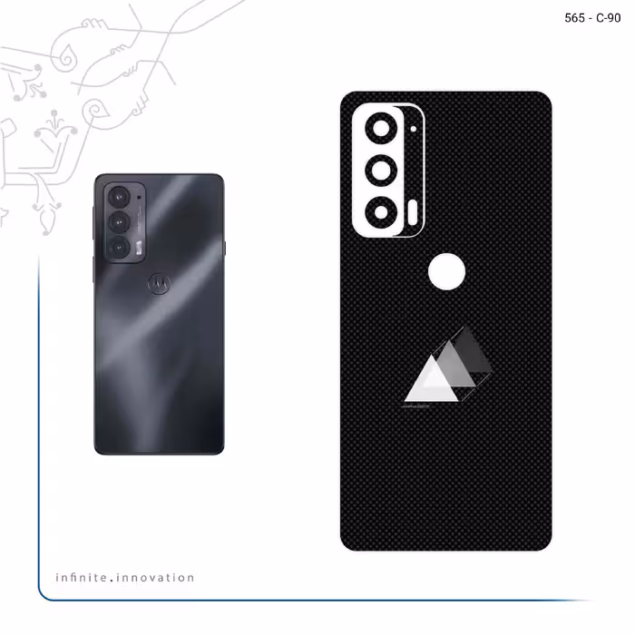 برچسب پوششی ماهوت مدل Minimal 3 Triangle Icon مناسب برای گوشی موبایل موتورولا Edge 20