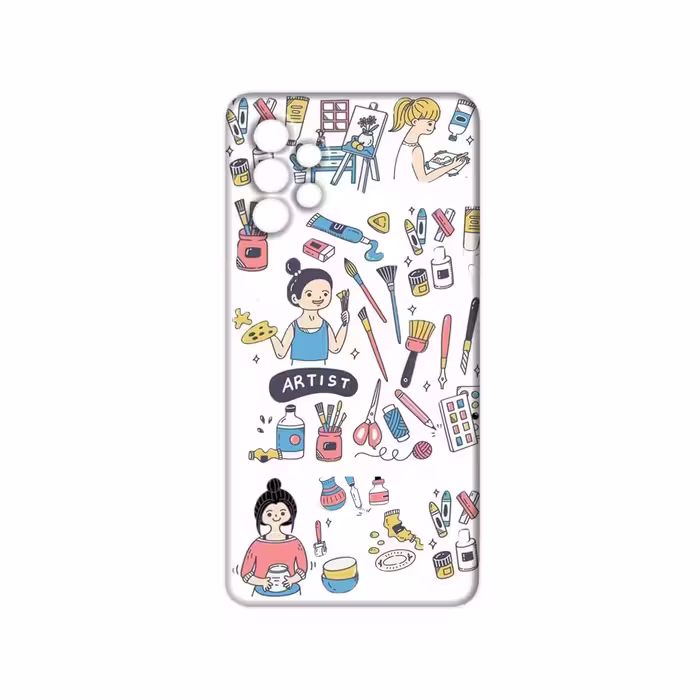 کاور مدل هنرمند کد 027 مناسب برای گوشی موبایل سامسونگ galaxy A13 4G 