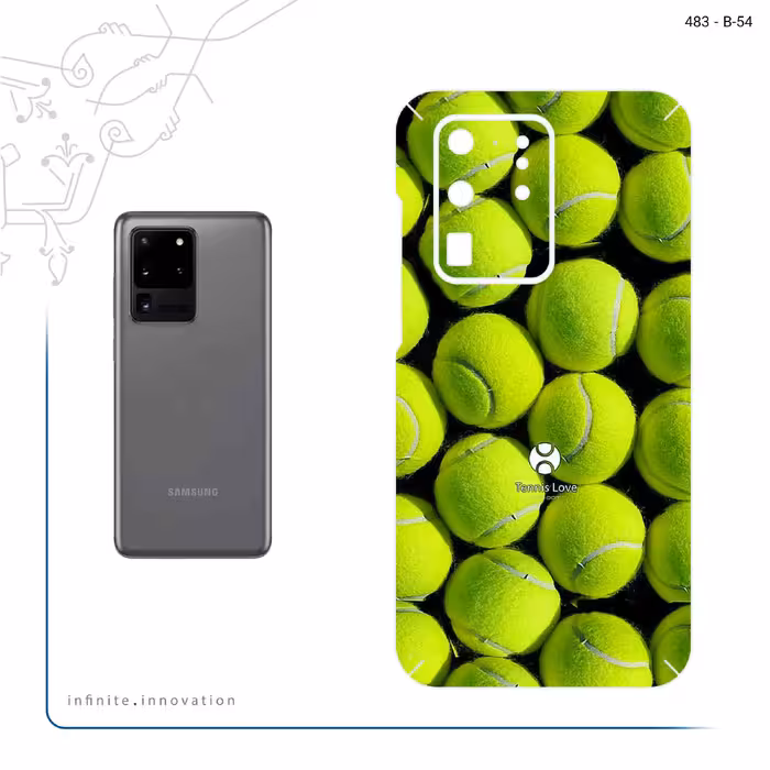 برچسب پوششی ماهوت مدل Tennis مناسب برای گوشی موبایل سامسونگ Galaxy S20 Ultra