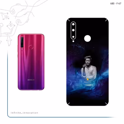 برچسب پوششی ماهوت مدل Brad Pitt مناسب برای گوشی موبایل آنر 20 Lite