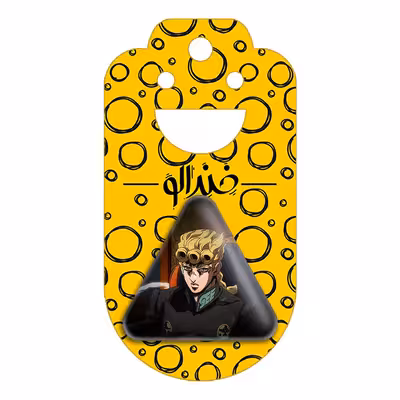 پیکسل خندالو طرح جورونو جووانا انیمه جوجو Jojo مدل مثلثی کد 11505