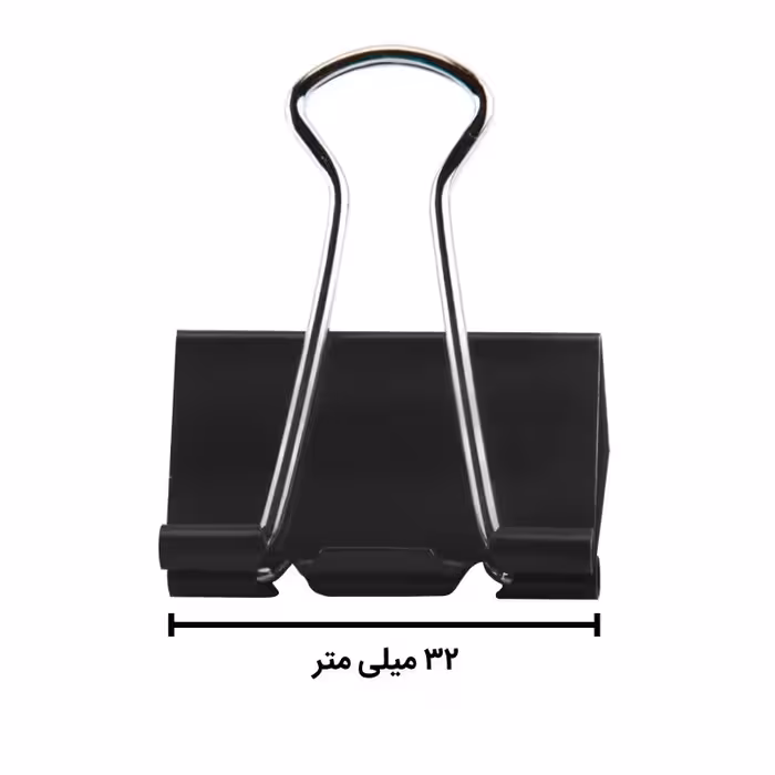 گیره کاغذ مدل امپراتور بسته 12 عددی