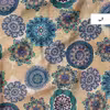ملحفه تشک مهمان خانه سفید مدل خورشید سایز 195x100 سانتی متر