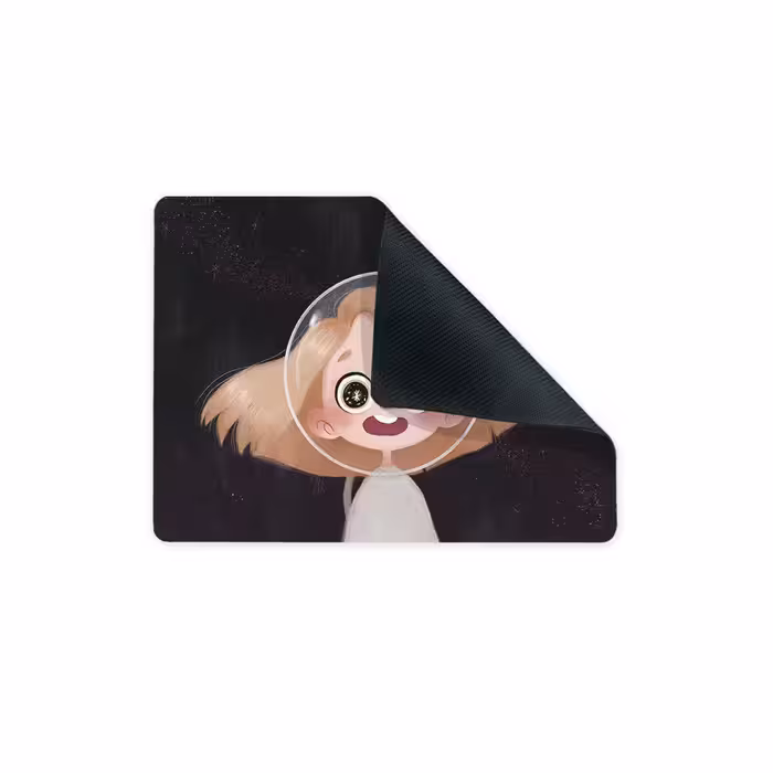 ماوس پد ترمه طراحان ایده مدل فضانورد مو طلایی کد cfp1489