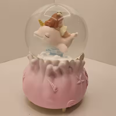 گوی موزیکال مدل پمپی فرشته و دریا