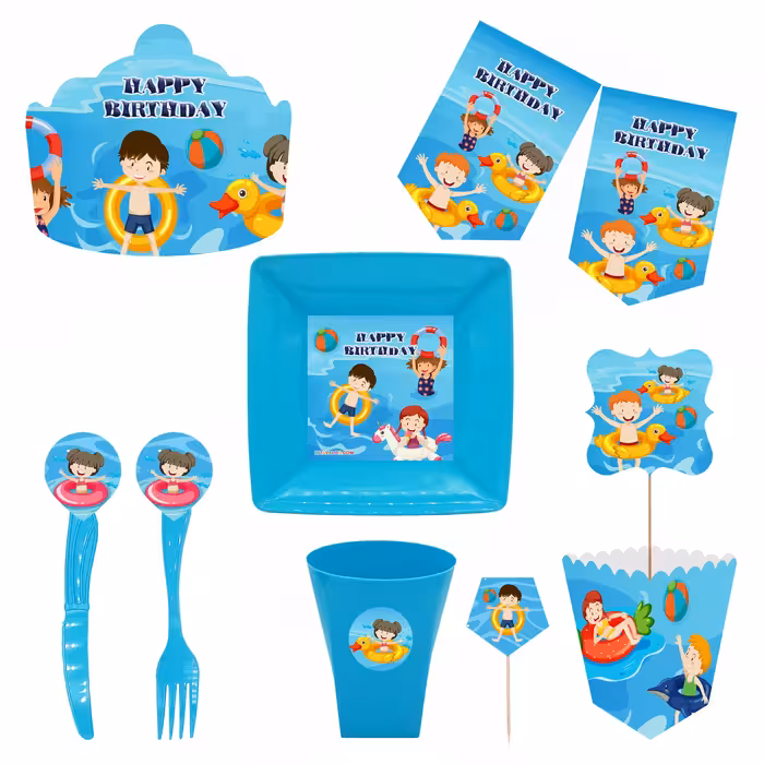  مجموعه 72 عددی تم تولد طرح شنا