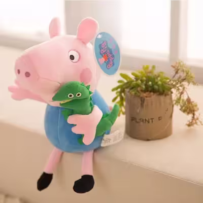 عروسک مدل پپاپیگ طرح peppa Family ارتفاع 50 سانتی متر بسته 4 عددی 