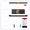برچسب پوششی ماهوت مدل Guitar-Instrument مناسب برای تبلت سامسونگ Galaxy Tab S2 9.7 2016 T819N