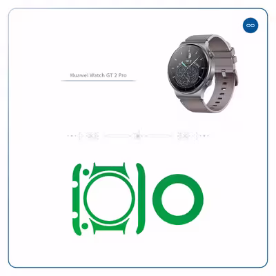 برچسب ماهوت طرح Matte Green مناسب برای ساعت هوشمند هوآوی Watch GT 2 Pro