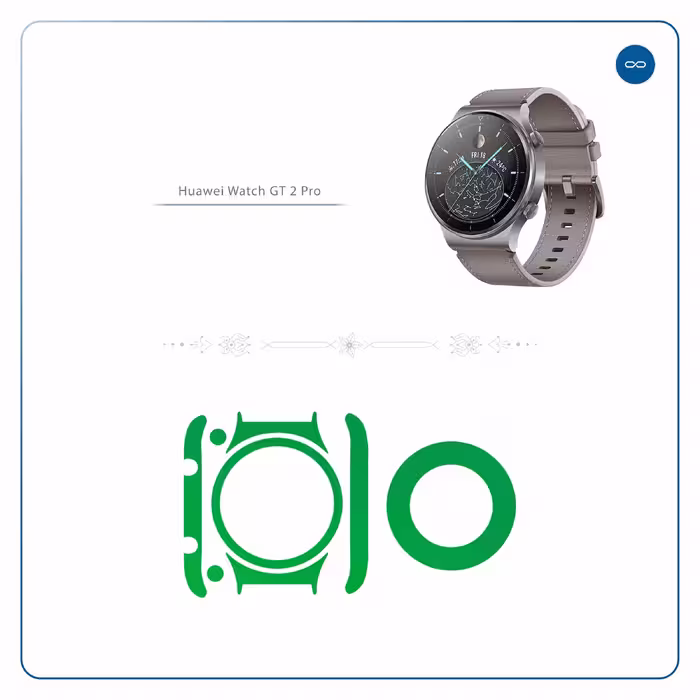 برچسب ماهوت طرح Matte Green مناسب برای ساعت هوشمند هوآوی Watch GT 2 Pro