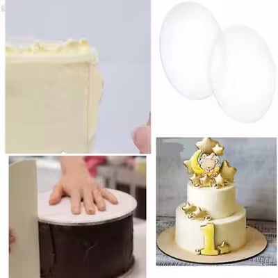 ابزار تزیین کیک به گز مدل صفحه گاناش خامه کشی کد 15.5 مجموعه 2 عددی