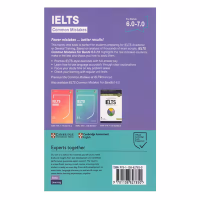 کتاب IELTS Common Mistakes For Bands 6.0-7.0 اثر Julie Moore انتشارات الوندپویان