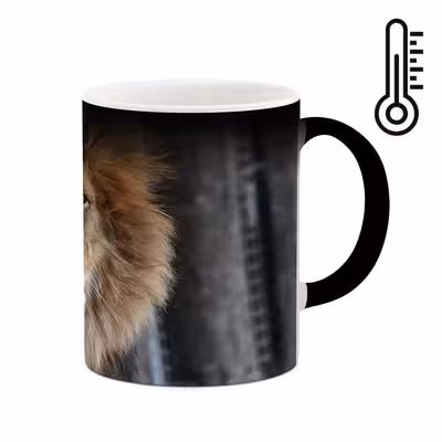 ماگ حرارتی کاکتی طرح شیر مدل mgh16351