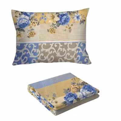 سرویس ملحفه سندس مدل الیکا کد 1059 یکنفره 2 تکه