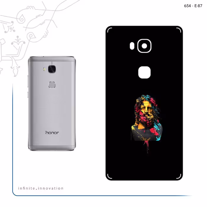 برچسب پوششی ماهوت مدل Painted Sculpture Digital Art مناسب برای گوشی موبایل آنر 5X