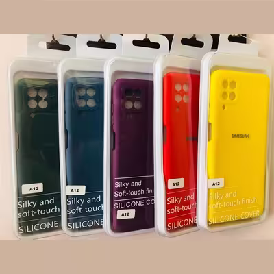 کاور ‌مدل سیلیکونی مناسب برای گوشی موبایل سامسونگ Galaxy A12