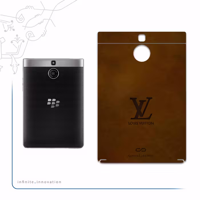 برچسب پوششی ماهوت مدل BFL-LS_VTTN مناسب برای گوشی موبایل بلک بری Passport Silver Edition