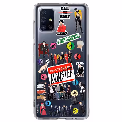 کاور طرح EXO مناسب برای گوشی موبایل سامسونگ Galaxy M51