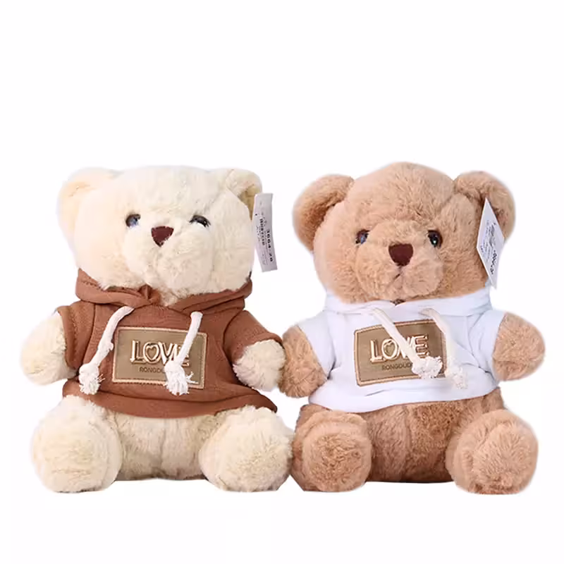 عروسک پولیشی خرس هودی پوش | 3664/28