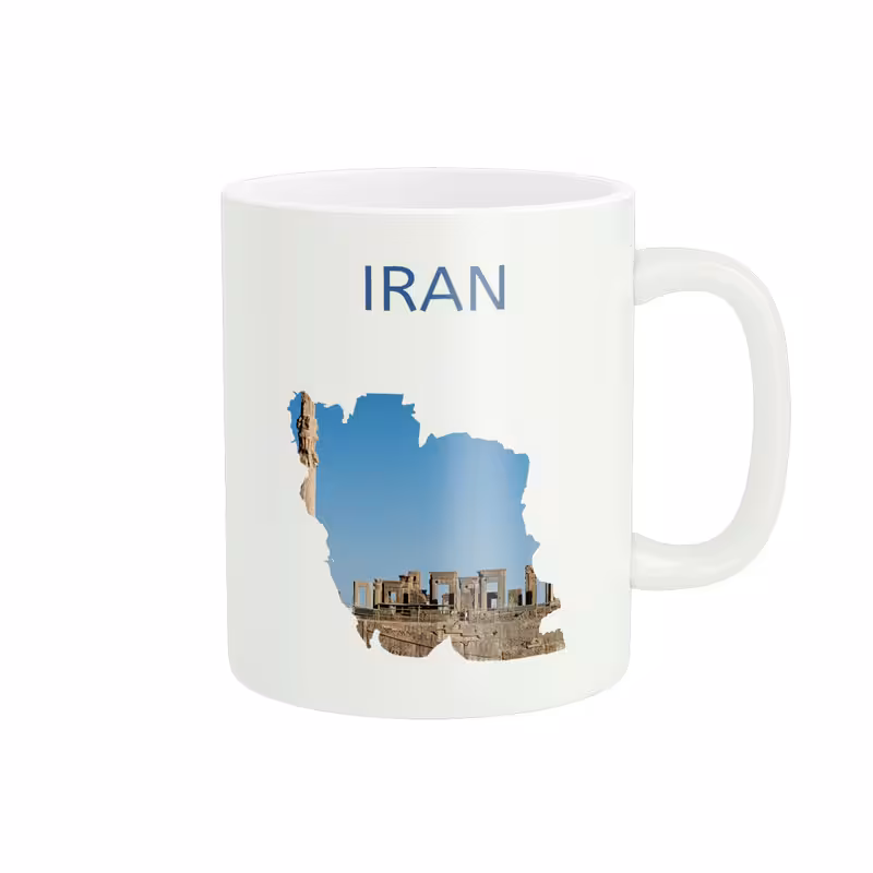 ماگ پادآفرین مدل نقشه ایران کد PM4201