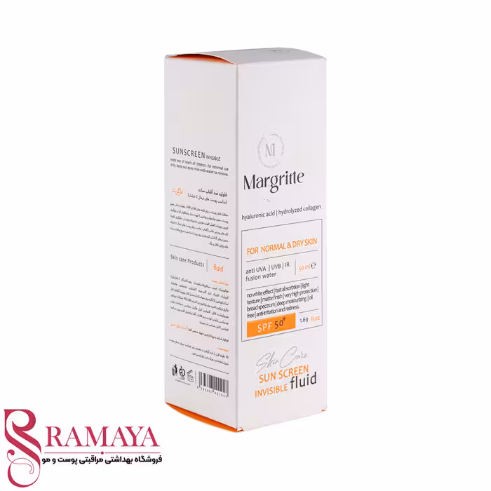 فلوئید ضدآفتاب مارگریت پوست نرمال تا خشک SPF50