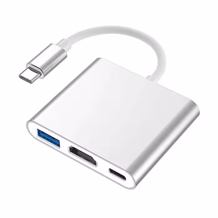 تبدیل USB-C به HDMI/USB/PD مدل 2005